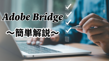 【初心者必見】Adobe Bridgeについて簡単解説